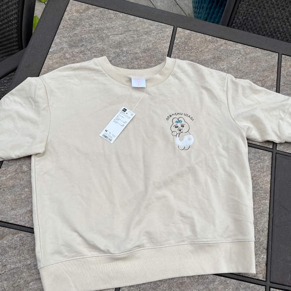 Opanchu usagi tan sweatshirt-NWT - Picture 1 of 6